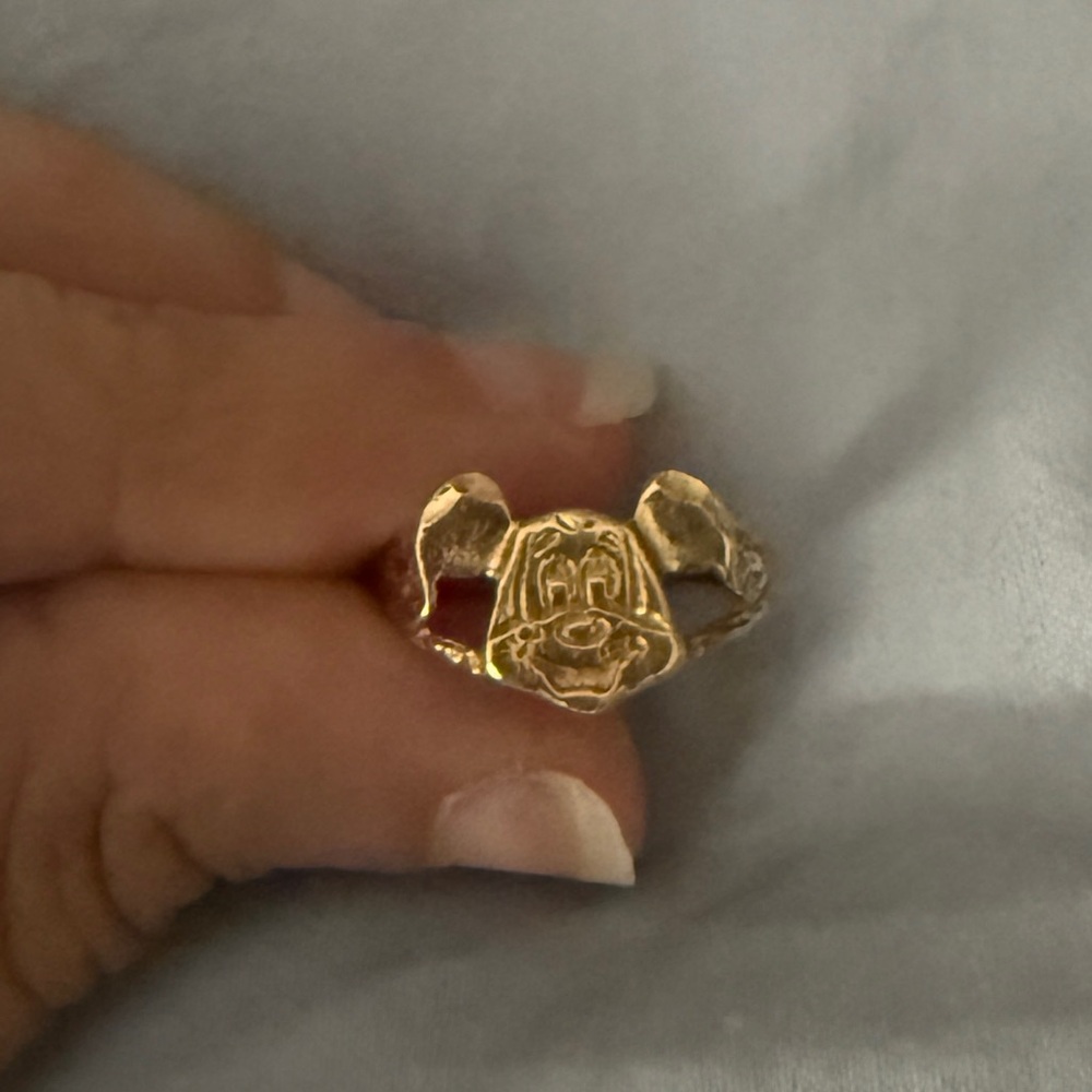 Vintage 10k gold Mickey Mouse Ring - Picture 6 of 6